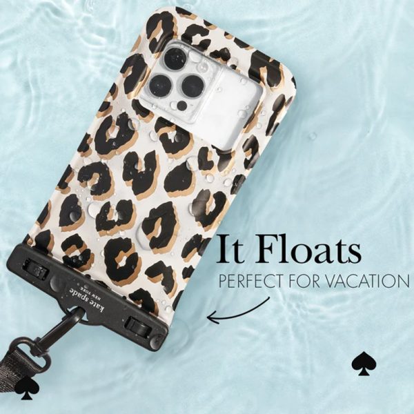 Kate Spade New York Waterproof Floating Pouch - Waterproof case for smartphones up to 6.7" (City Leopard) - Image 8