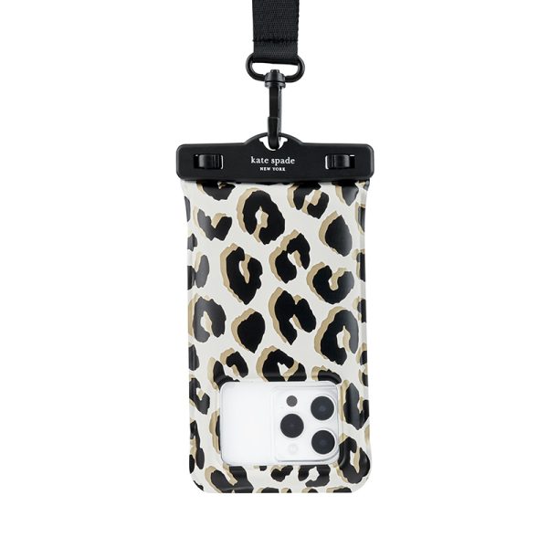 Kate Spade New York Waterproof Floating Pouch - Waterproof case for smartphones up to 6.7" (City Leopard) - Image 2