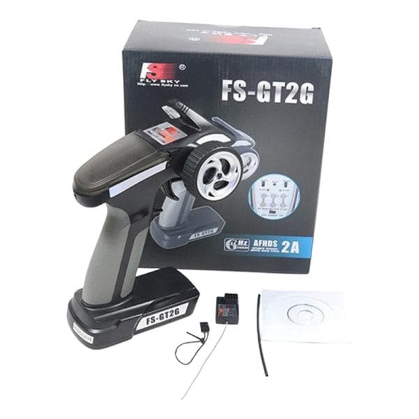 FlySky Transmitter FS-GT2G-220 + Receiver FS-A3 Set, 3 channels AFHDS - Image 2