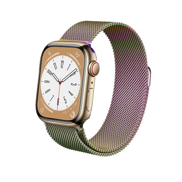Crong Milano Steel – Stainless steel strap for Apple Watch 38/40/41/42 mm (iridescent) - Image 5