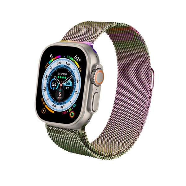 Crong Milano Steel – Stainless steel strap for Apple Watch 38/40/41/42 mm (iridescent) - Image 6
