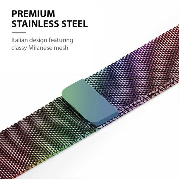 Crong Milano Steel – Stainless steel strap for Apple Watch 38/40/41/42 mm (iridescent) - Image 8