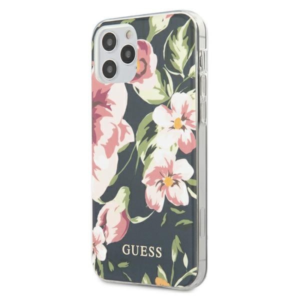 Guess Flower Case N3 - Case for iPhone 11 Pro Max (Navy)