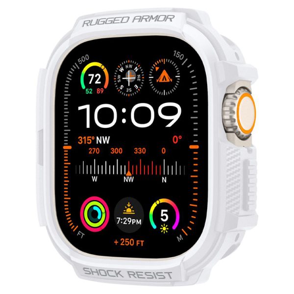 Spigen Rugged Armor - Case for Apple Watch Ultra 1/2 49 mm (White) — изображение 2