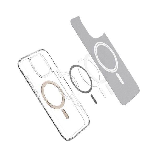 Spigen Ultra Hybrid Mag MagSafe - Case for iPhone 16 Pro Max (Gold) — изображение 5