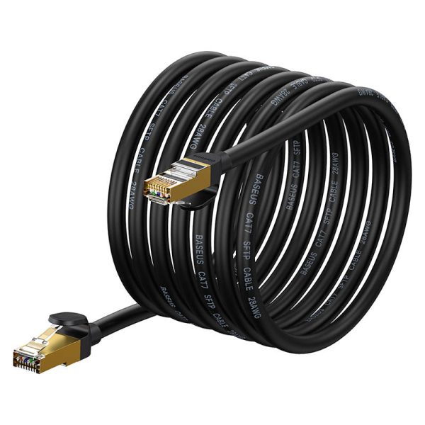 Baseus Ethernet RJ45, 10Gbps, 8m network cable (black) - Image 3