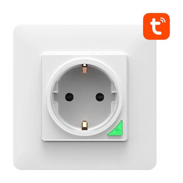 Smart WiFi Wall Socket Avatto N-WOT10-EU-W TUYA (white) - Image 2