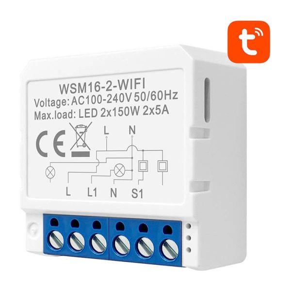 Smart Switch Module WiFi Avatto WSM16-W2 TUYA - Image 3