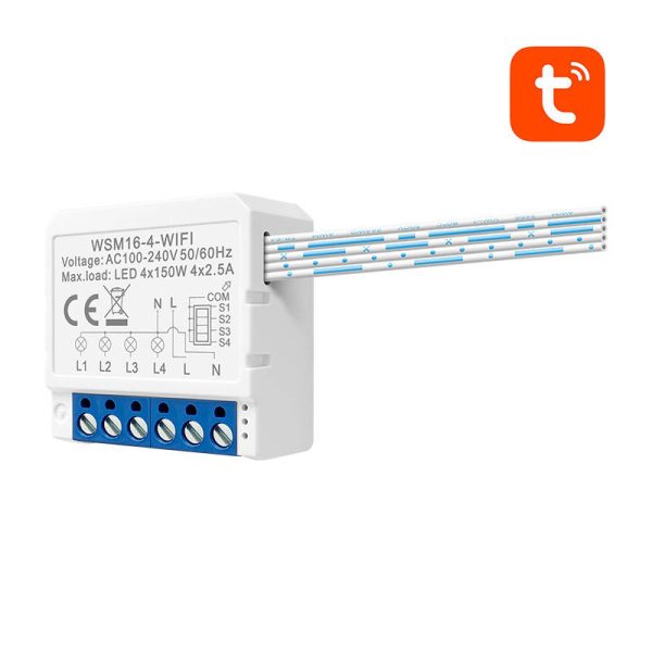 Smart Switch Module WiFi Avatto WSM16-W4 TUYA - Image 2