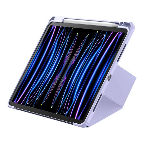 Protective case Baseus Minimalist for iPad Pro (2018/2020/2021/2022) 11-inch (fioletowe) - Image 3
