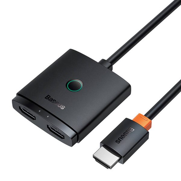 HDMI Switch Baseus  with 1m Cable Cluster Black - Image 3