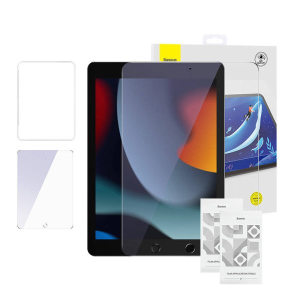 Tempered Glass Baseus Crystal 0.3 mm for iPad Pro/Air3 10,5" / iPad 7/8/9 10.2" (2 pcs) - Image 2
