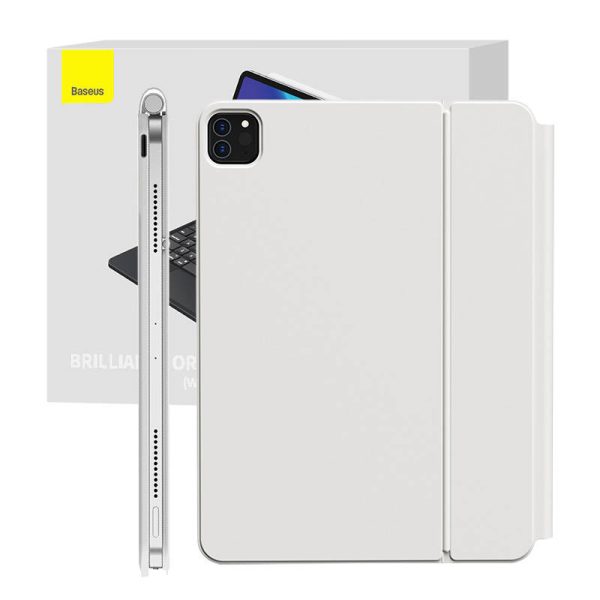 Keyboard Case Pro Baseus Brilliance for iPad 12.9" (2018/2020/2021) (white) - Image 2