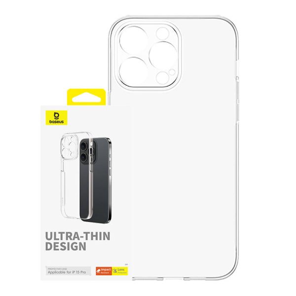 Phone Case for iPhone 15 Pro Baseus OS-Lucent Series (Clear) - Image 5