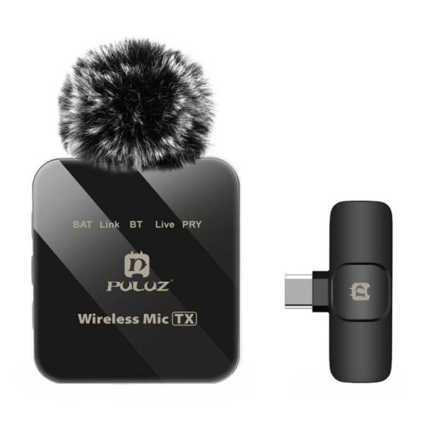 Wireless Lavalier Microphone PULUZ PU648B (USB-C) - Image 4