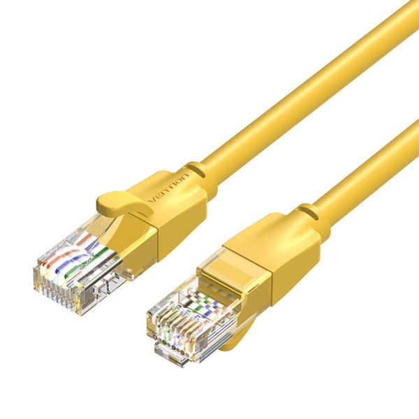 Network Cable UTP CAT6 Vention IBEYF RJ45 Ethernet 1000Mbps 1m Yellow - Image 4
