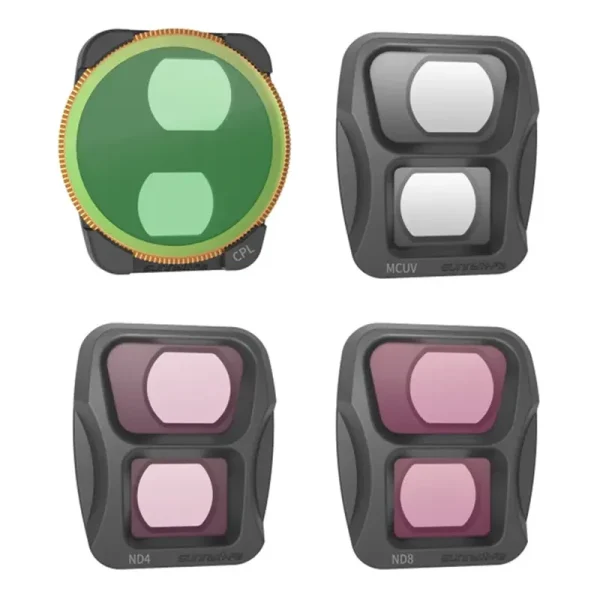 Set of filters MCUV, CPL, ND4, ND8 Sunnylife for DJI AIR 3 - Image 4