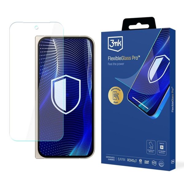 3mk FlexibleGlass Pro - Hybrid glass for Google Pixel 9 Pro Fold (front)