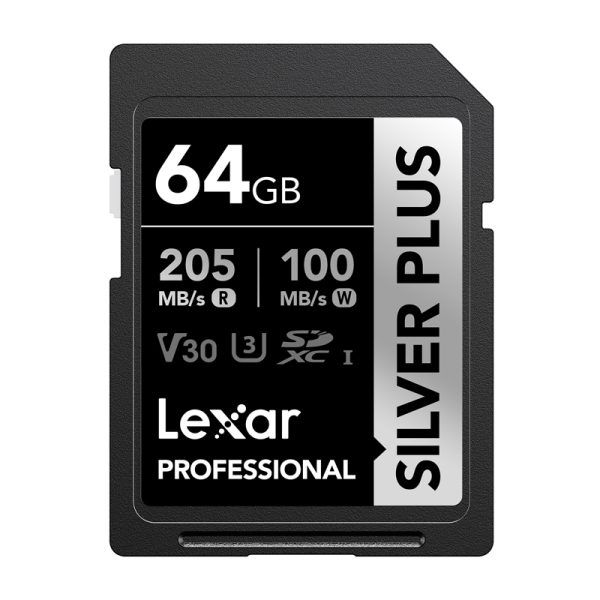 Lexar Professional SILVER PLUS SDXC 64GB memory card