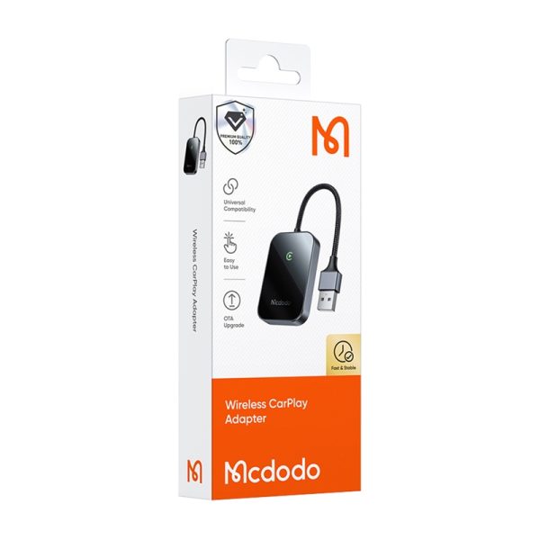 CarPlay wireless adapter with USB cable McDodo CA-7210 black — изображение 5